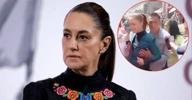 Mexico’s President Claudia Sheinbaum vows legal action after being harassed in public. (Image source: AOL.com)
