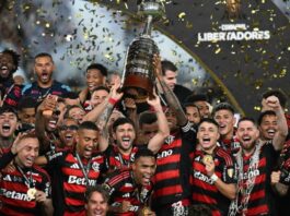 Flamengo beat Palmeiras to win historic fourth Copa Libertadores title as Danilo’s header secures Filipe Luís’ place in South American football history.