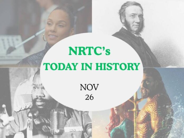 Today in History: Take a look at the key moments that defined November 26 November 26 Defining Moments in History