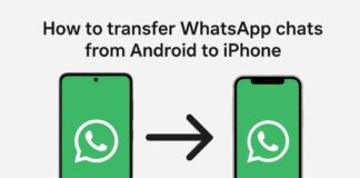 6 simple steps to move your WhatsApp chats from Android to iPhone