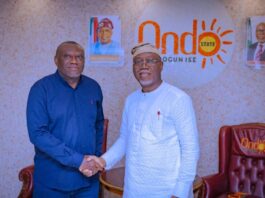 Ondo State Governor Lucky Aiyedatiwa and the investor