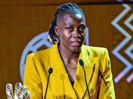 Chiamaka Nnadozie reacts emotionally after winning her third straight CAF Women’s Goalkeeper of the Year award, praising supporters and reflecting on her journey.