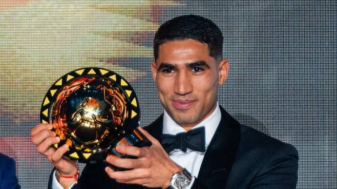 Achraf Hakimi wins 2025 African Player of the Year in Rabat as he targets Afcon glory despite battling injury.