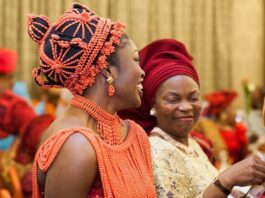 An Edo woman and a Yoruba woman