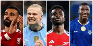 Why the next 6 Premier League matchweeks will expose the true title contenders Premier League - Saka x Haaland x Salah x Caicedo