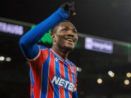 Oliver Glasner praises Chrisantus Uche after his stunning goal helps Crystal Palace earn a Europa Conference League playoff spot at Selhurst Park.