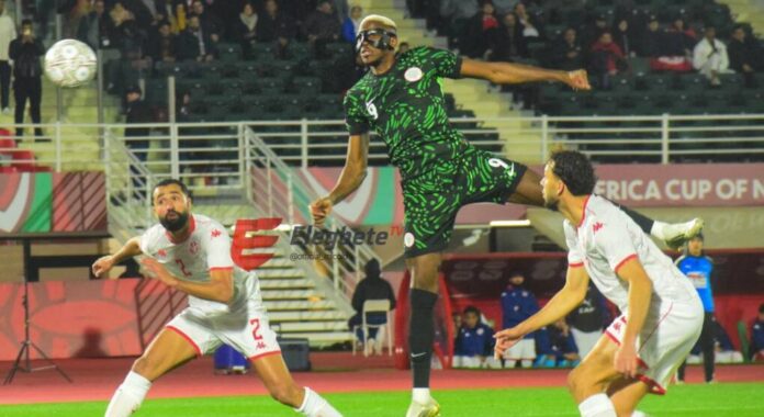 Nigeria beat Tunisia 3-2 in Fez to reach AFCON 2025 last 16 (Image: Elegbete TV/Radio)