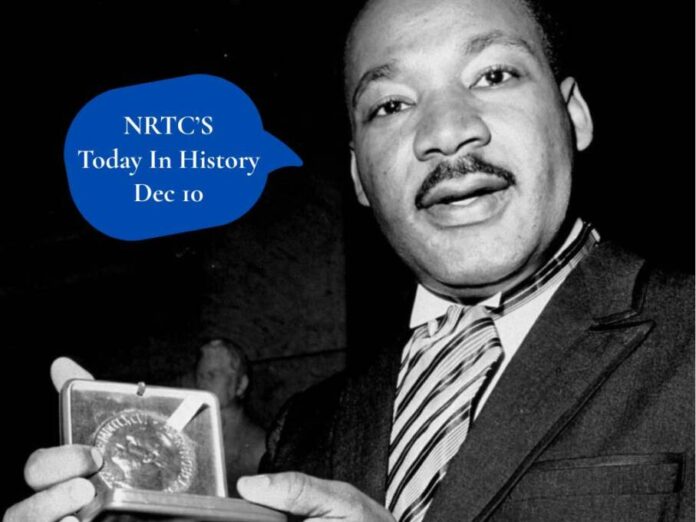 December 10 in History: Nobel laureates and historic moments December 10 in History