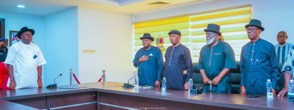 Douye Diri and NDDC executives