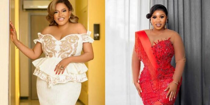 Toyin Abraham, Wumi Toriola reconcile after seven-year rift (VIDEO)