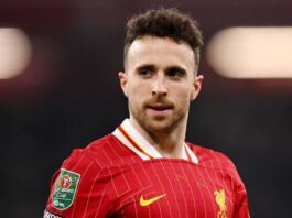 Liverpool and Wolves honour late forward Diogo Jota as his sons lead mascots at Anfield.