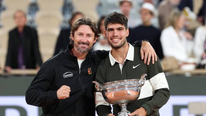 Carlos Alcaraz and Coach Juan Carlos Ferrero part ways before 2026 season Carlos Alcaraz has split with his coach Juan Carlos Ferrero.