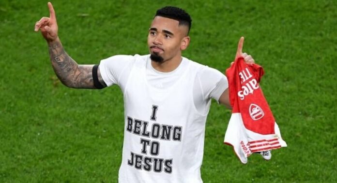 Arsenal forward faces possible FA action after revealing ‘I belong to Jesus’ message