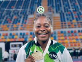NSC congratulate Mariam Eniola