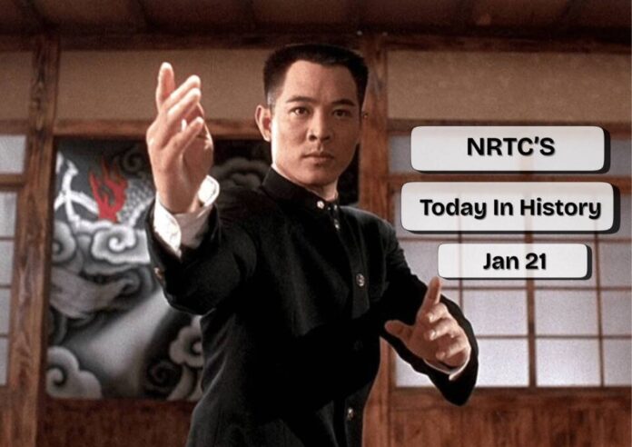 January 21 in History: breakthroughs, creativity, and controversy January 21 in History