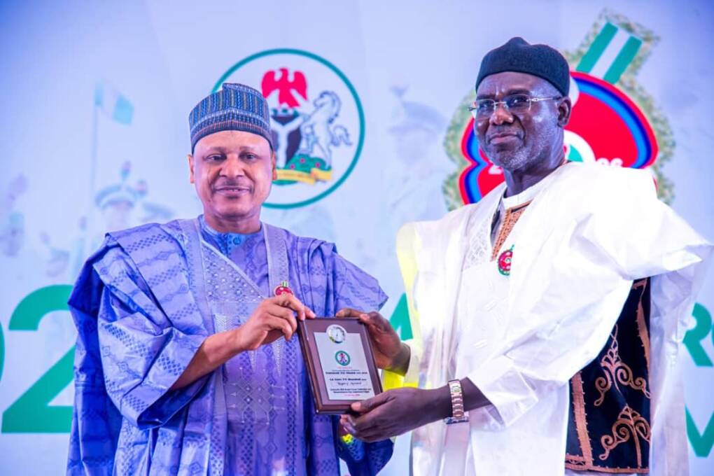 Minister of Information and National Orientation Mohammed Idris representing the FG to present awards to military personnel