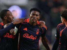 Nigerian duo Awoniyi, Aina inspire crucial Forest win