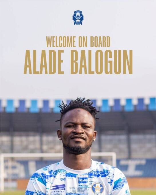 Attacker Alade Balogun joins the Oluyole Warriors from Ikorodu City