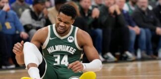 Antetokounmpo suffers leg injury, out for up to four weeks Milwaukee Bucks star Giannis Antetokounmpo is out of action with injury.