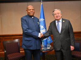 UN António Guterres and Vice President Kashim Shettima