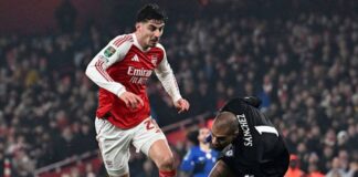 Carabao Cup: Havertz strikes late as Arsenal edge Chelsea to book long-awaited Wembley return Arsenal beat Chelsea over two legs to reach the Carabao Cup final.