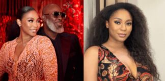 Actress Enado Odigie welcomes first child with filmmaker, Tola Odunsi