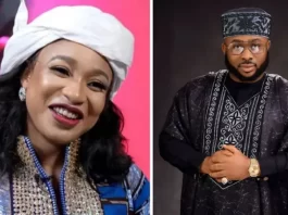 Tonto Dikeh and Olakunle Churchill