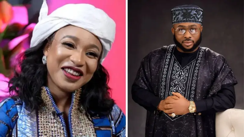 Tonto-Dikeh-Churchill Tonto Dikeh and Olakunle Churchill