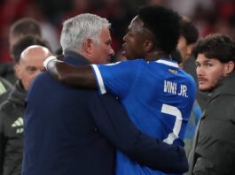 Vincent Kompany reacts to alleged racial abuse aimed at Vinicius Jr, while also addressing Mourinho’s actions during the incident.