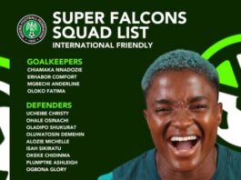 Oshoala out as Super Falcons recall Monday, Okobi for Cameroon friendlies Super Falcons recall Monday, Okobi for Cameroon friendlies