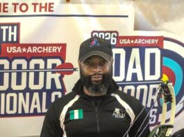 Nigeria’s Sholademi defeats odds for Silver at US Indoor Nationals Against all odds: Nigerian archer Sholademi claims Silver in US competition