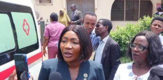 Ogun govt supports mother of quadruplets Ogun State Commissioner for Women Affairs and Social Development, Motunrayo Adeleye