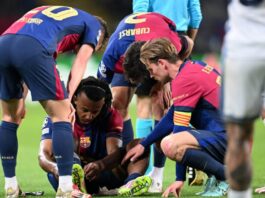 Barca rue Kounde, Balde injuries as Spanish side prepares for UCL clash against Magpies.