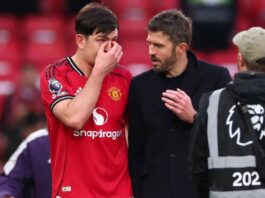 Carrick backs Maguire’s England comeback as World Cup selection drama builds Carrick believes Maguire has all it takes to be in the Three Lions squad for this summer's World Cup tournament.