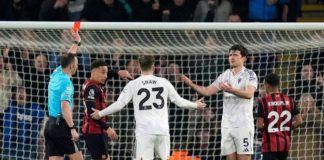 Maguire sees red in Bournemouth’s dramatic draw against Manchester United Tension spilled over on the touchline as Michael Carrick questioned key officiating calls.