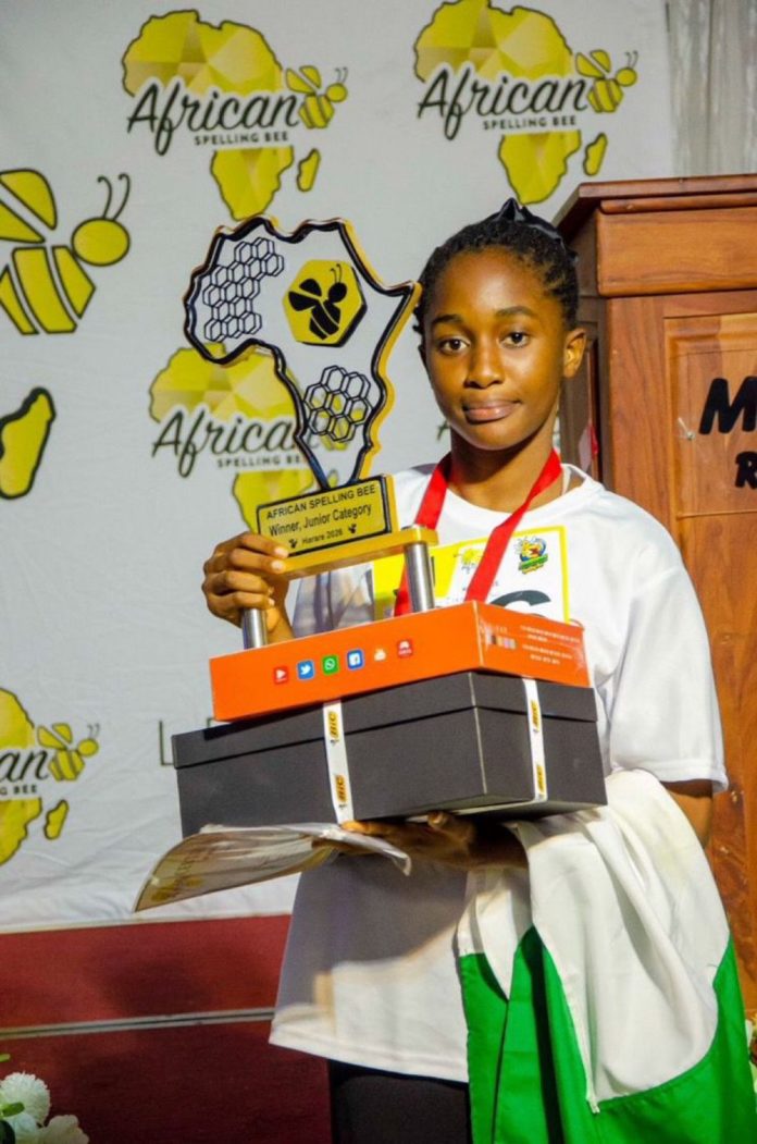 14-year-old Ekiti student wins 2026 African Spelling Bee 14-year-old Ekiti student wins 2026 African Spelling Bee