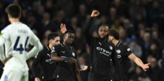 Semenyo strike keeps Manchester City in title hunt after gritty Leeds escape City grab important three points via Semenyo’s strike to put pressure on table-toppers Arsenal.