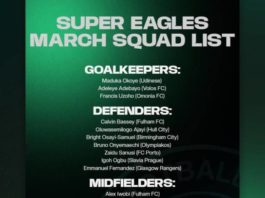 Super Eagles: Three debutants earn first call-ups