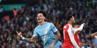 O’Reilly double sinks Arsenal in Carabao Cup final Guardiola wins fifth League Cup as City down Arsenal