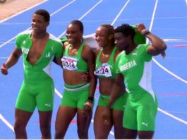 Nigeria wins mixed 4x100m at Lefika International