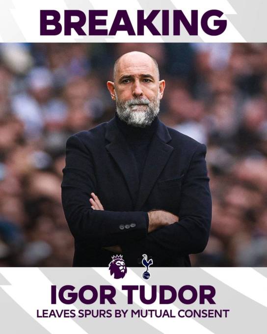 image Tudor out: Spurs seek fourth manager of season