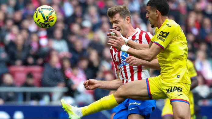images (4) Abdel Abqar was sent off after videos showed the Getafe player's unsportsmanlike conduct in their loss to Atlético.