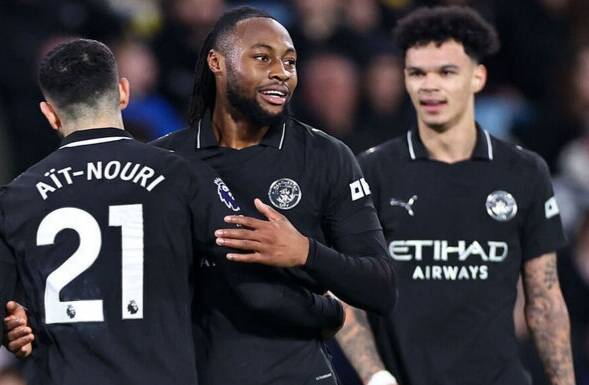 City grab important three points via Semenyo’s strike to put pressure on table-toppers Arsenal.