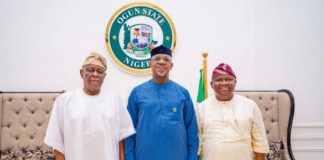 2027: APC backs Yayi for Ogun governorship race Dapo Abiodun, Yayi and one other