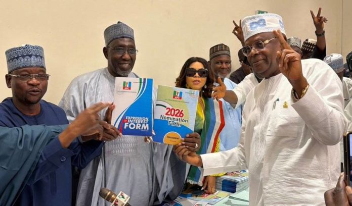 2027: Faleke picks APC presidential form for Tinubu Faleke picks APC presidential nomination forms on behalf of Tinubu