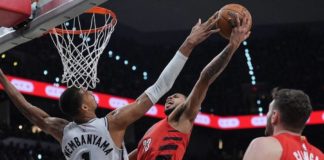 Wembanyama powers Spurs to first playoff series win in nine years Portland were well beaten (4-1) by Spurs in their NBA playoff series clash, thanks to Wembanyama’s star performances