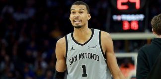 Wembanyama registers season-high 41 points as Spurs send title warning Spurs sensation Wembanyama posts 41 points to lead team past Warriors in the NBA.