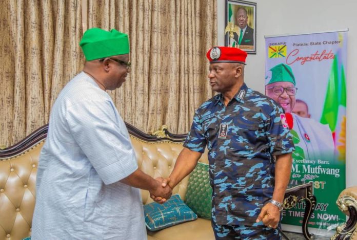 IGP Disu arrives Plateau, deploys special squads to curb Jos killings IGP Olatunji Disu and Caleb Mutfwang, governor of Plateau State