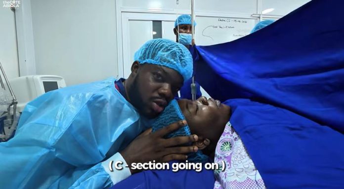 Cute Abiola faces backlash over wife’s delivery video Cute Abiola faces backlash over wife’s delivery video