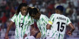 Spain top, USA second, Nigeria now 36th in women’s football Super Falcons climb to 36th in FIFA women's rankings